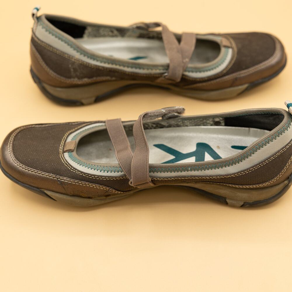 Anne Klein Sport Brown Comfort Mary Janes Flats 8.5 M